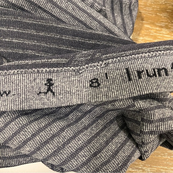Lululemon Run: Swiftly Tech Tank Rugby Stripe Tonal Heathered Black Grape 8 - Picture 10 of 10